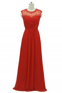 red dinner dress